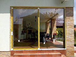 Hliníkový HS portál - terasa